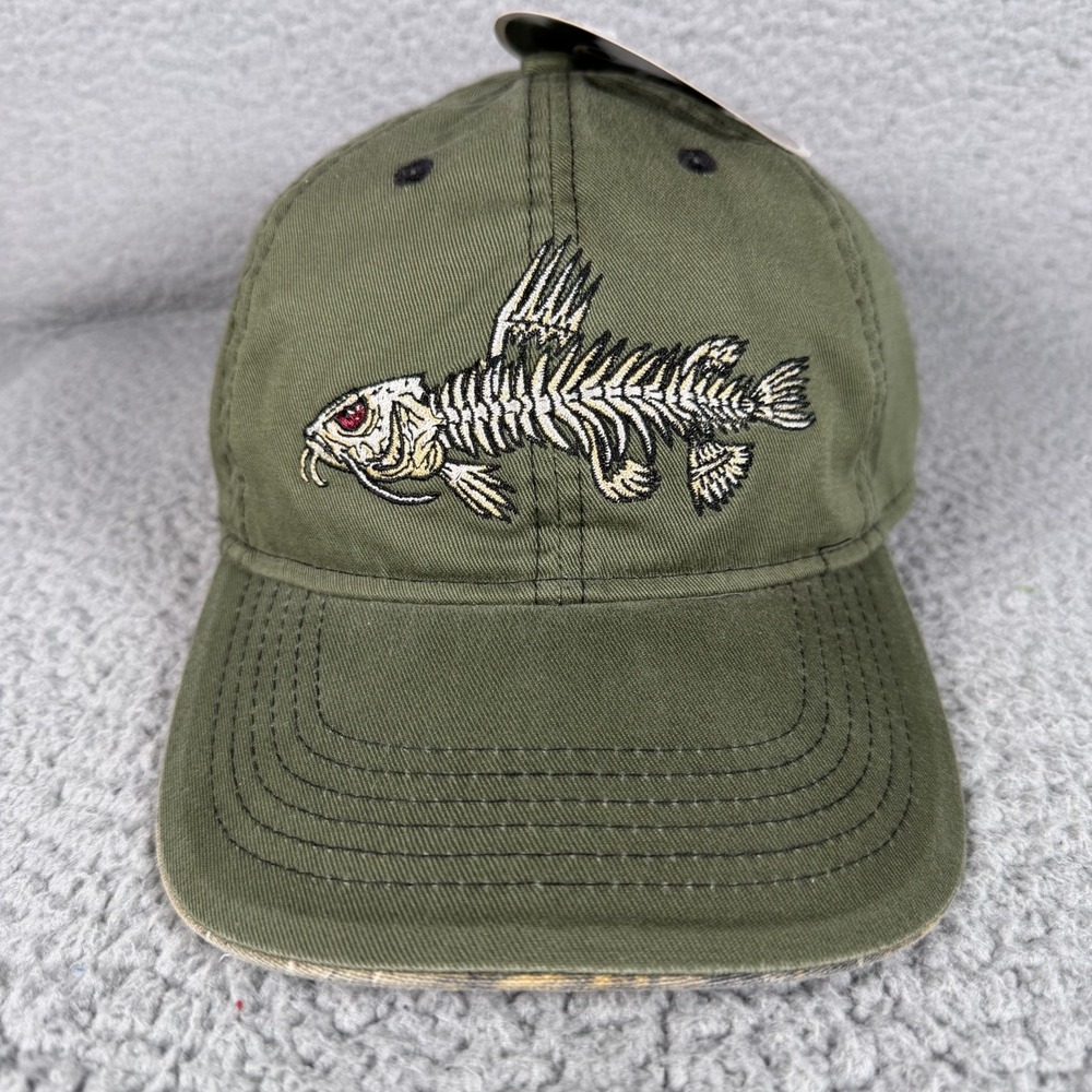 Realtree Ball Cap Unisex One Size Strapback Fishbone Embroidered Logo NWT Dad